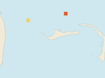 Satellite floating-algae map near Grand Bahama, Aug 2024 (opens full map image in a new tab)