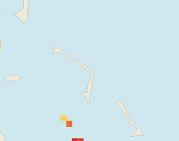 Satellite floating-algae map near Eleuthera, Sep 2024 (opens full map image in a new tab)