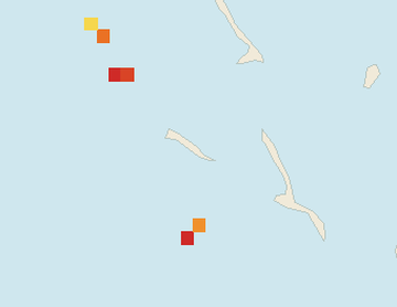 Satellite floating-algae map near Great Exuma, Sep 2024 (opens full map image in a new tab)