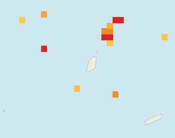 Satellite floating-algae map near Grand Anse, Sep 2024 (opens full map image in a new tab)