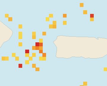 Satellite floating-algae map near Rincon, Sep 2024 (opens full map image in a new tab)