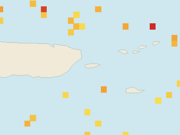 Satellite floating-algae map near Vieques, Sep 2024 (opens full map image in a new tab)