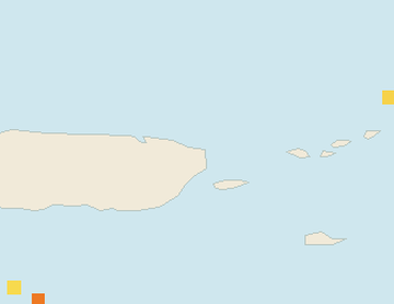 Satellite floating-algae map near Luquillo, Oct 2024 (opens full map image in a new tab)