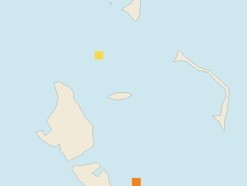 Satellite floating-algae map near Nassau and Cable Beach, Oct 2024 (opens full map image in a new tab)