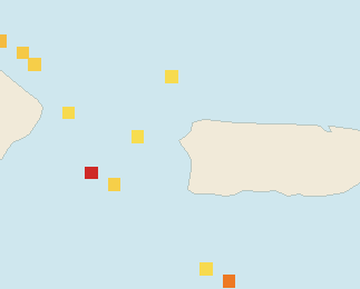Satellite floating-algae map near Rincon, Oct 2024 (opens full map image in a new tab)