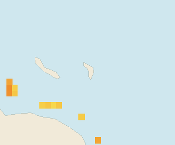 Satellite floating-algae map near Bonaire, Nov 2024 (opens full map image in a new tab)