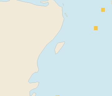 Satellite floating-algae map near Cozumel (west coast), Nov 2024 (opens full map image in a new tab)