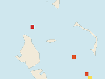 Satellite floating-algae map near Nassau and Cable Beach, Nov 2024 (opens full map image in a new tab)