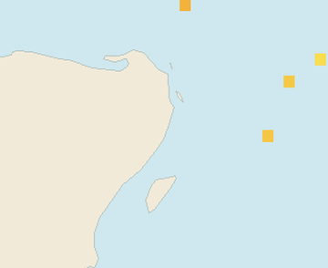 Satellite floating-algae map near Puerto Morelos, Nov 2024 (opens full map image in a new tab)