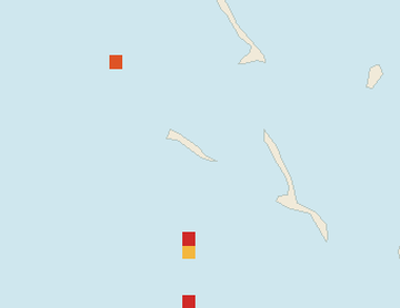 Satellite floating-algae map near Great Exuma, Dec 2024 (opens full map image in a new tab)
