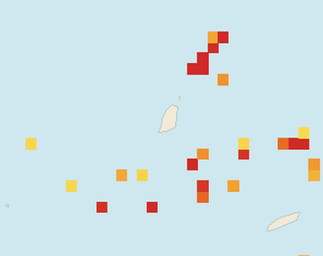 Satellite floating-algae map near Grand Anse, Dec 2024 (opens full map image in a new tab)