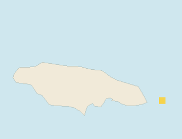 Satellite floating-algae map near Ocho Rios, Jan 2025 (opens full map image in a new tab)