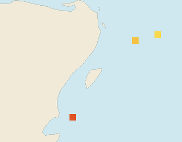Satellite floating-algae map near Puerto Aventuras, Jan 2025 (opens full map image in a new tab)