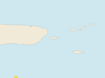 Satellite floating-algae map near Vieques, Jan 2025 (opens full map image in a new tab)