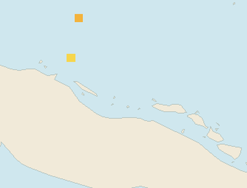 Satellite floating-algae map near Cayo Santa Maria, Feb 2025 (opens full map image in a new tab)