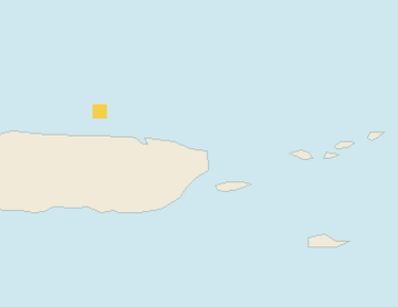 Satellite floating-algae map near Luquillo, Feb 2025 (opens full map image in a new tab)