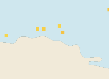 Satellite floating-algae map near Puerto Plata and Cabarete, Feb 2025 (opens full map image in a new tab)