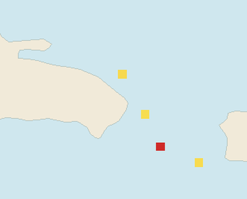Satellite floating-algae map near Punta Cana and Bavaro, Feb 2025 (opens full map image in a new tab)