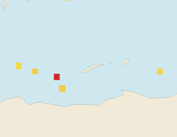 Satellite floating-algae map near Roatan, Feb 2025 (opens full map image in a new tab)