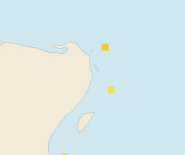 Satellite floating-algae map near Cancun Hotel Zone, Mar 2025 (opens full map image in a new tab)