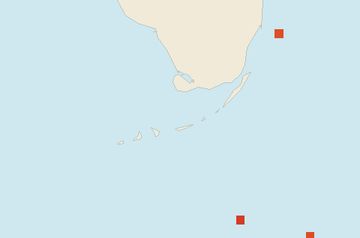 Satellite floating-algae map near Florida Keys, Mar 2025 (opens full map image in a new tab)