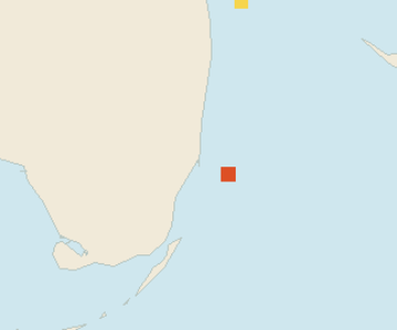 Satellite floating-algae map near Miami Beach, Mar 2025 (opens full map image in a new tab)