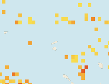 Satellite floating-algae map near Anguilla, Apr 2025 (opens full map image in a new tab)