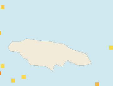 Satellite floating-algae map near Ocho Rios, Apr 2025 (opens full map image in a new tab)