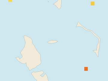 Satellite floating-algae map near Nassau and Cable Beach, May 2025 (opens full map image in a new tab)