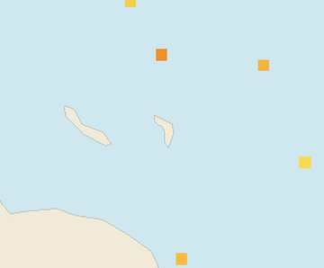 Satellite floating-algae map near Bonaire, Jun 2025 (opens full map image in a new tab)