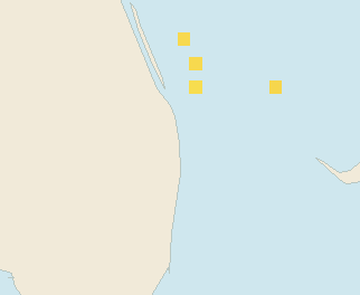 Satellite floating-algae map near Palm Beach, Jun 2025 (opens full map image in a new tab)