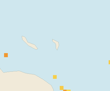 Satellite floating-algae map near Bonaire, Sep 2025 (opens full map image in a new tab)