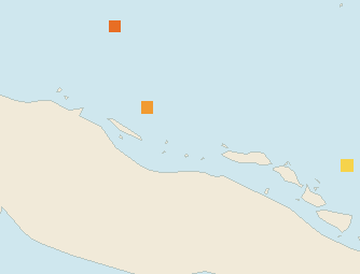 Satellite floating-algae map near Cayo Santa Maria, Sep 2025 (opens full map image in a new tab)