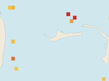 Satellite floating-algae map near Grand Bahama, Sep 2025 (opens full map image in a new tab)