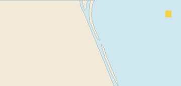 Satellite floating-algae map near Cocoa Beach, Oct 2025 (opens full map image in a new tab)