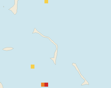Satellite floating-algae map near Eleuthera, Oct 2025 (opens full map image in a new tab)