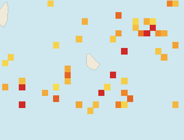Satellite floating-algae map near South Coast Barbados, Oct 2025 (opens full map image in a new tab)