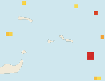 Satellite floating-algae map near Providenciales, Nov 2025 (opens full map image in a new tab)