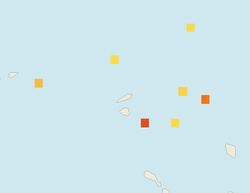 Satellite floating-algae map near Anguilla, Dec 2025 (opens full map image in a new tab)