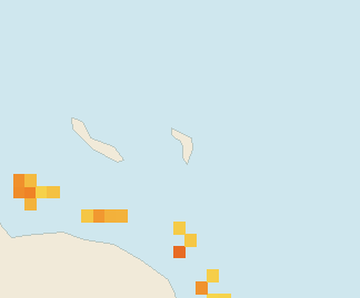 Satellite floating-algae map near Bonaire, Dec 2025 (opens full map image in a new tab)