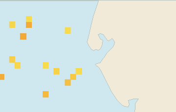 Satellite floating-algae map near Clearwater Beach, Dec 2025 (opens full map image in a new tab)