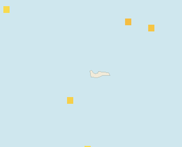 Satellite floating-algae map near Grand Cayman (Seven Mile Beach), Dec 2025 (opens full map image in a new tab)