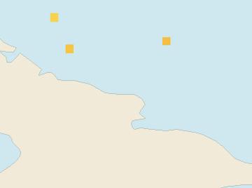 Satellite floating-algae map near Guardalavaca, Dec 2025 (opens full map image in a new tab)