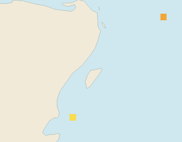 Satellite floating-algae map near Puerto Aventuras, Dec 2025 (opens full map image in a new tab)