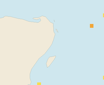 Satellite floating-algae map near Puerto Morelos, Dec 2025 (opens full map image in a new tab)