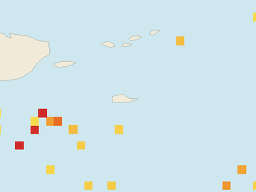 Satellite floating-algae map near St. Croix, Dec 2025 (opens full map image in a new tab)