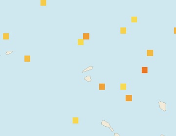 Satellite floating-algae map near Anguilla, Jan 2026 (opens full map image in a new tab)