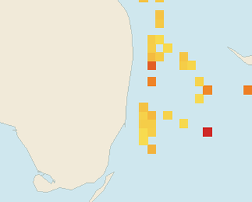 Satellite floating-algae map near Fort Lauderdale, Jan 2026 (opens full map image in a new tab)