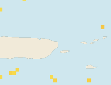 Satellite floating-algae map near Luquillo, Jan 2026 (opens full map image in a new tab)