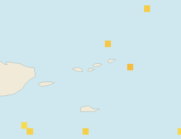 Satellite floating-algae map near St. John, Jan 2026 (opens full map image in a new tab)